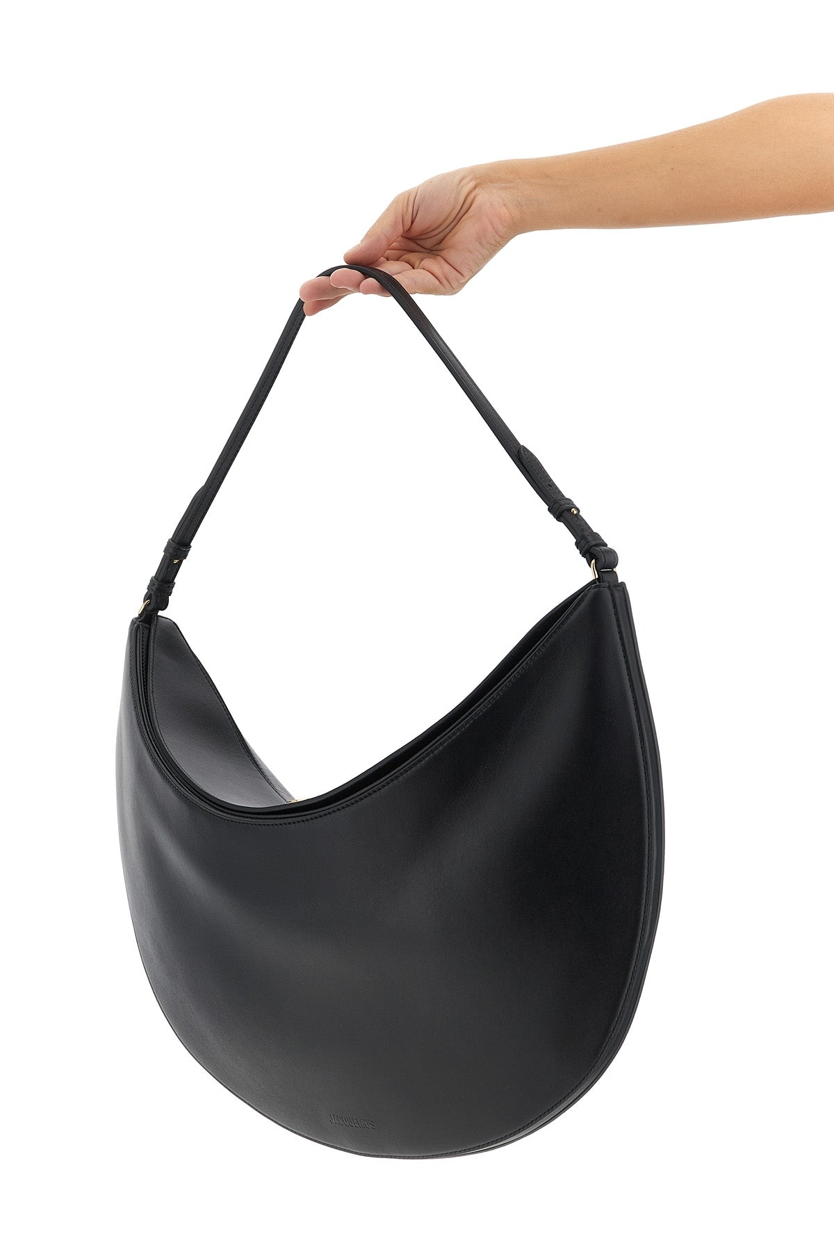 le sac ovalo leather shoulder bag