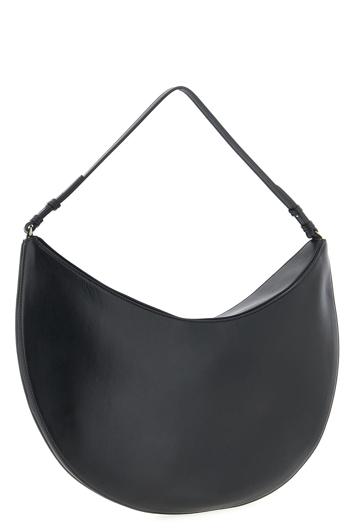 le sac ovalo leather shoulder bag