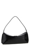 la pochette ovalo shoulder bag in crocodile-effect print leather