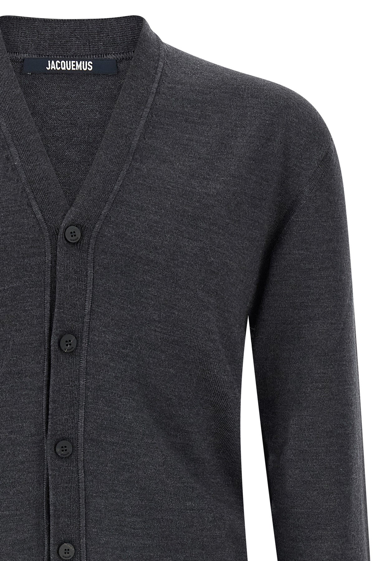 le cardigan brodé merino wool cardigan