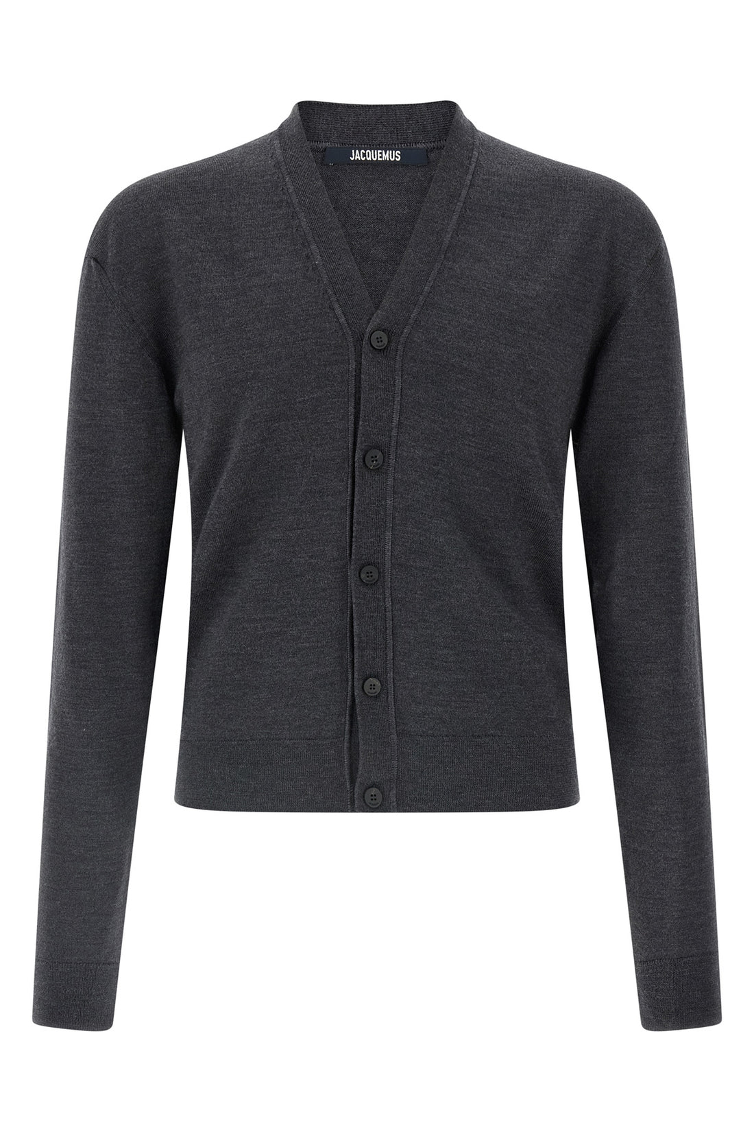 JACQUEMUS L le cardigan brodé merino wool cardigan
