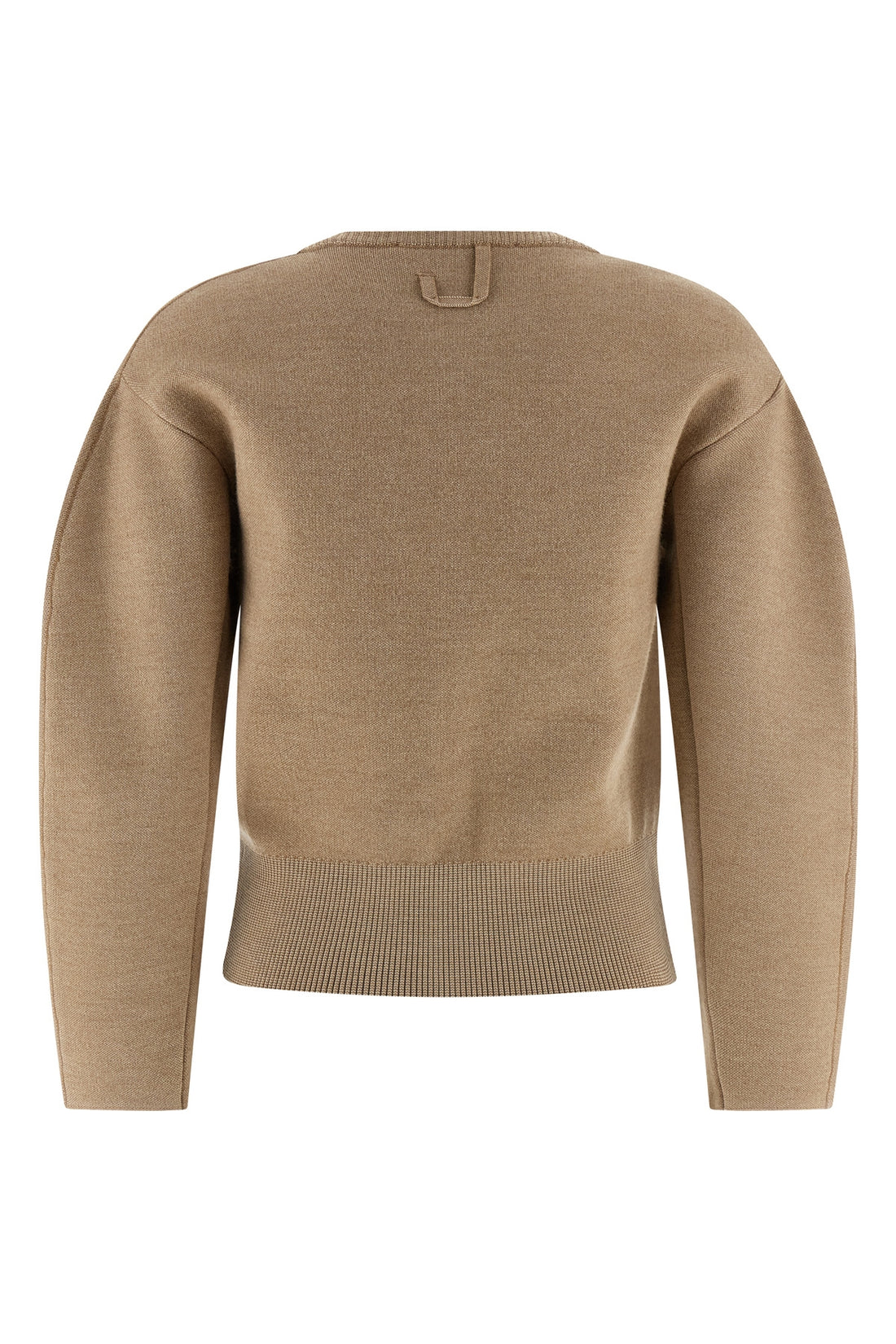 JACQUEMUS 34 le gilet doppio cardigan in heavy knit in merino wool blend