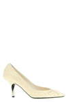 les escarpins tourni pointed toe-effect embossed leather pumps
