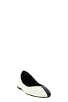 les ballerines ovalo two-tone leather ballet flats