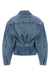 la veste de-nimes jacket in washed cotton denim