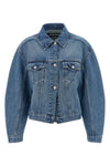 la veste de-nimes jacket in washed cotton denim