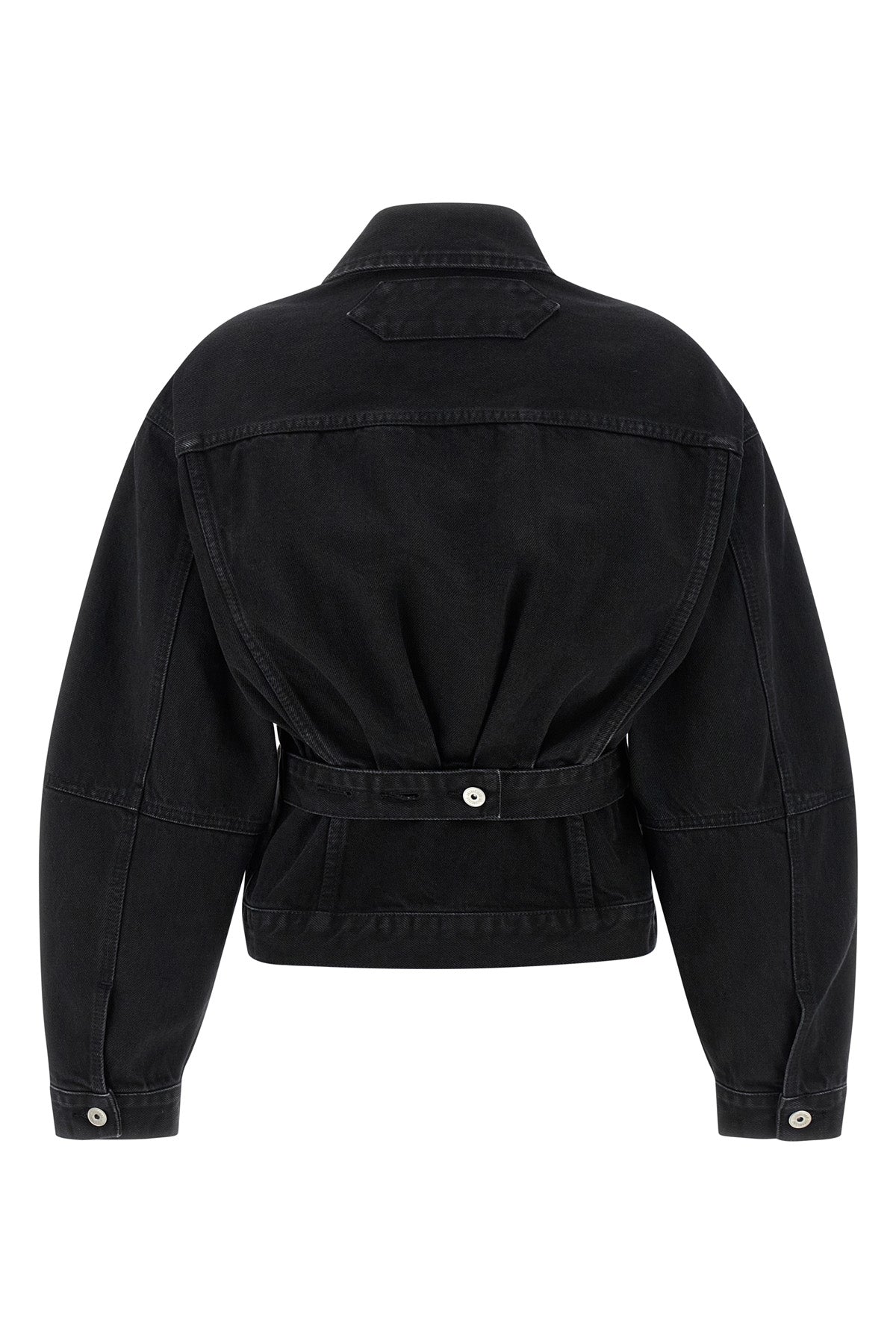 la veste de-nimes jacket in garment-dyed cotton denim