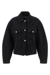 la veste de-nimes jacket in garment-dyed cotton denim