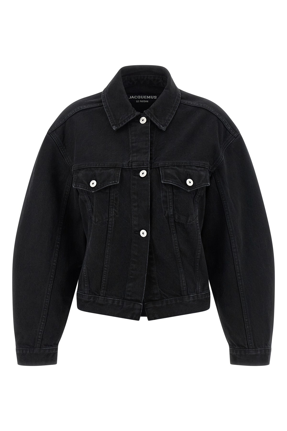 la veste de-nimes jacket in garment-dyed cotton denim