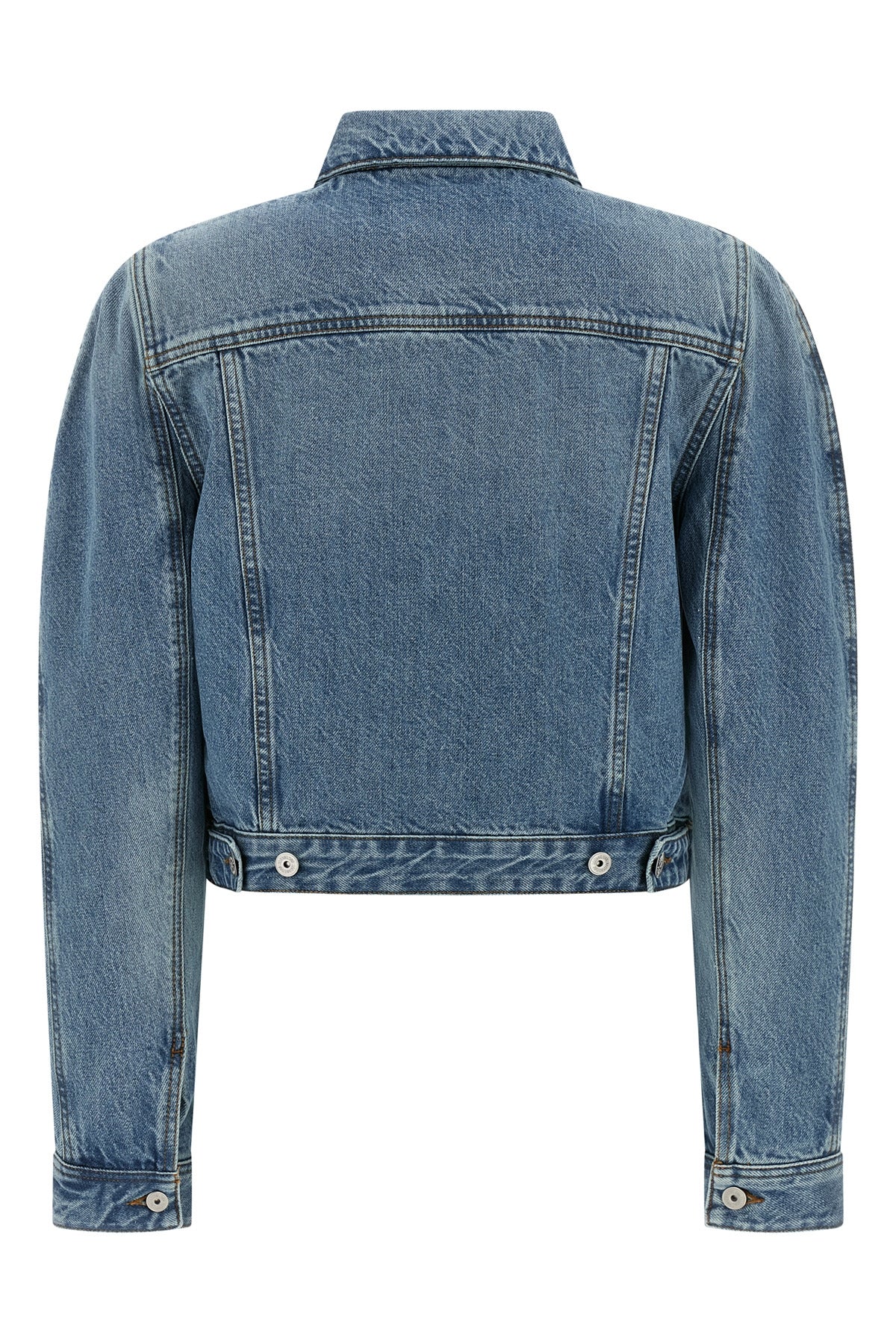 denim jacket la veste de-nimes ovalo slightly short at the waist
