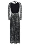 long dress in second-skin stretch jersey