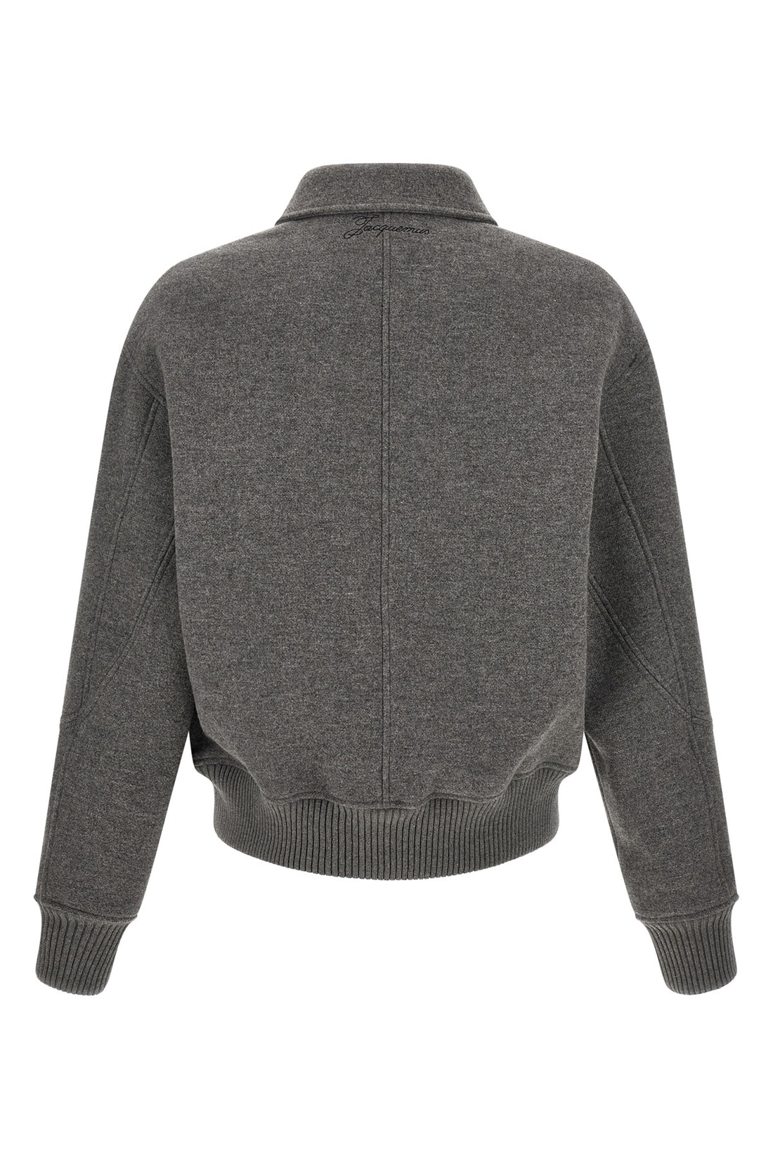 JACQUEMUS 48 the jacquemus le bomber feltro bomber jacket