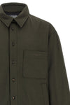 padded and lined fresh wool overshirt la chemise boulanger