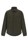padded and lined fresh wool overshirt la chemise boulanger
