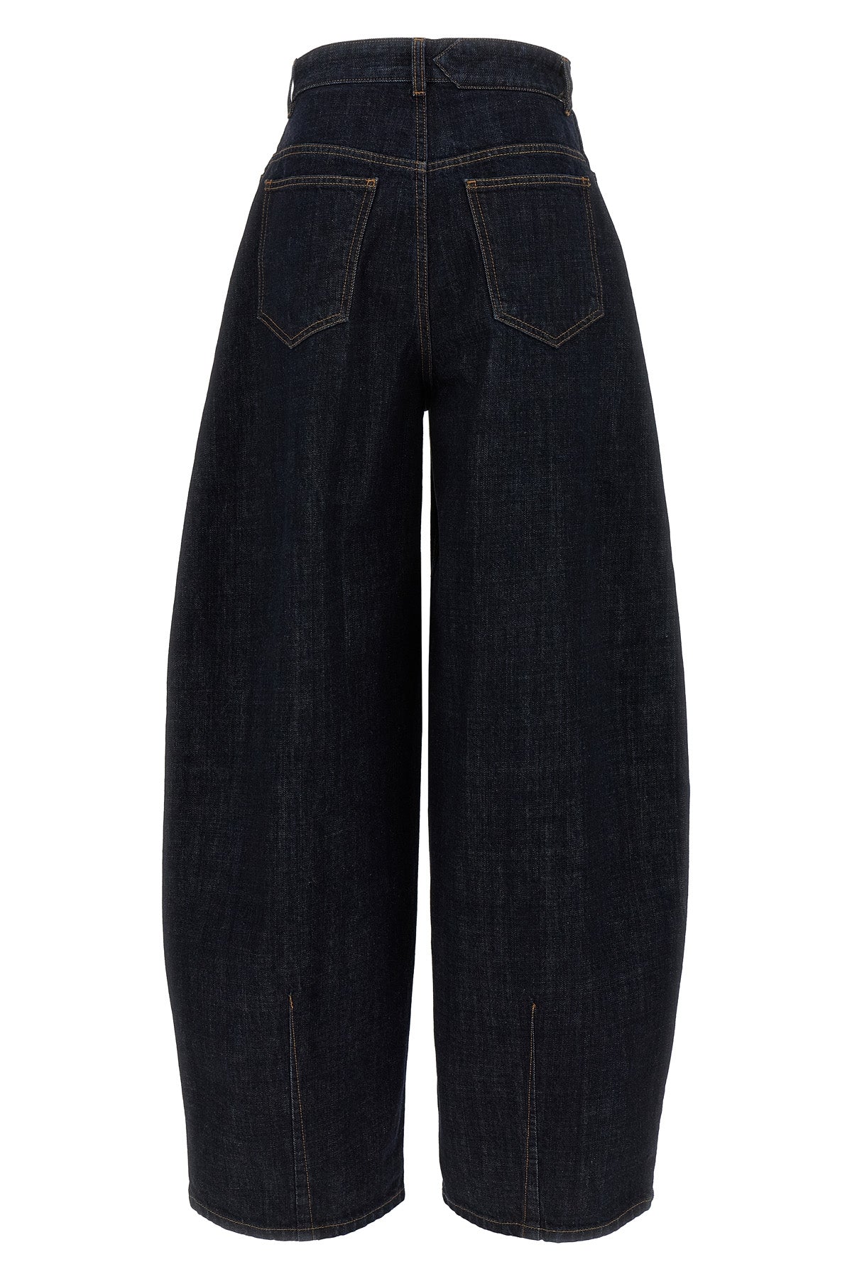 high-waist cotton denim le de-nimes ovalo jeans