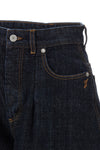 high-waist cotton denim le de-nimes ovalo jeans