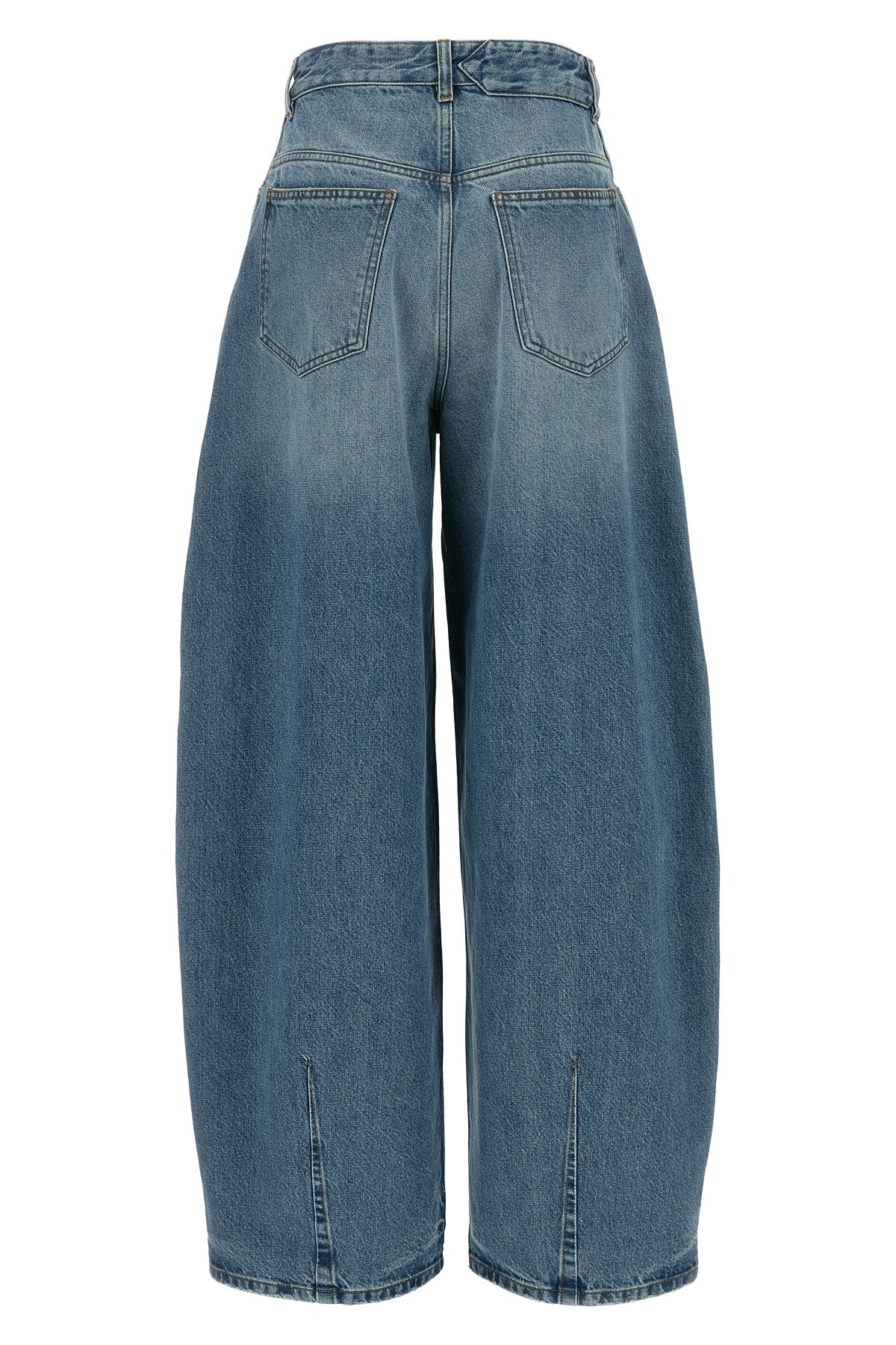high-waist cotton denim le de-nimes ovalo jeans