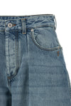 high-waist cotton denim le de-nimes ovalo jeans