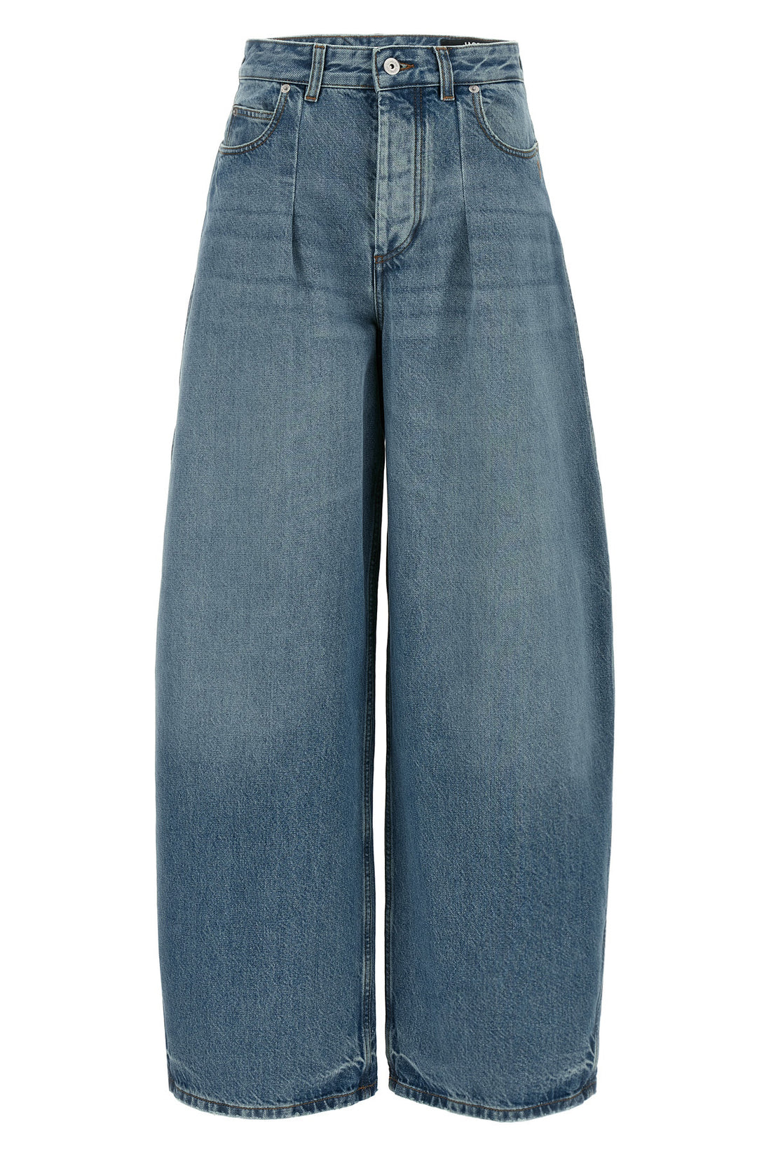 JACQUEMUS 23 high-waist cotton denim le de-nimes ovalo jeans