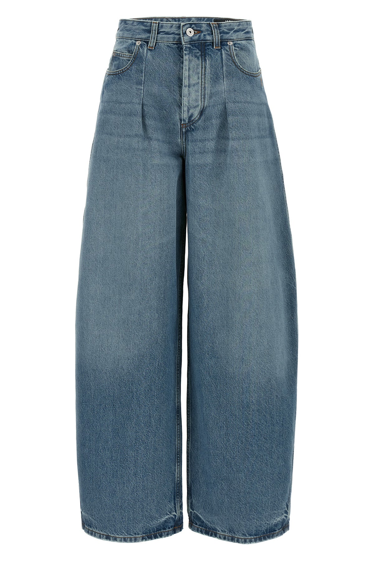 high-waist cotton denim le de-nimes ovalo jeans