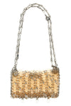 1969 nano crystal resin shoulder bag in metal mesh