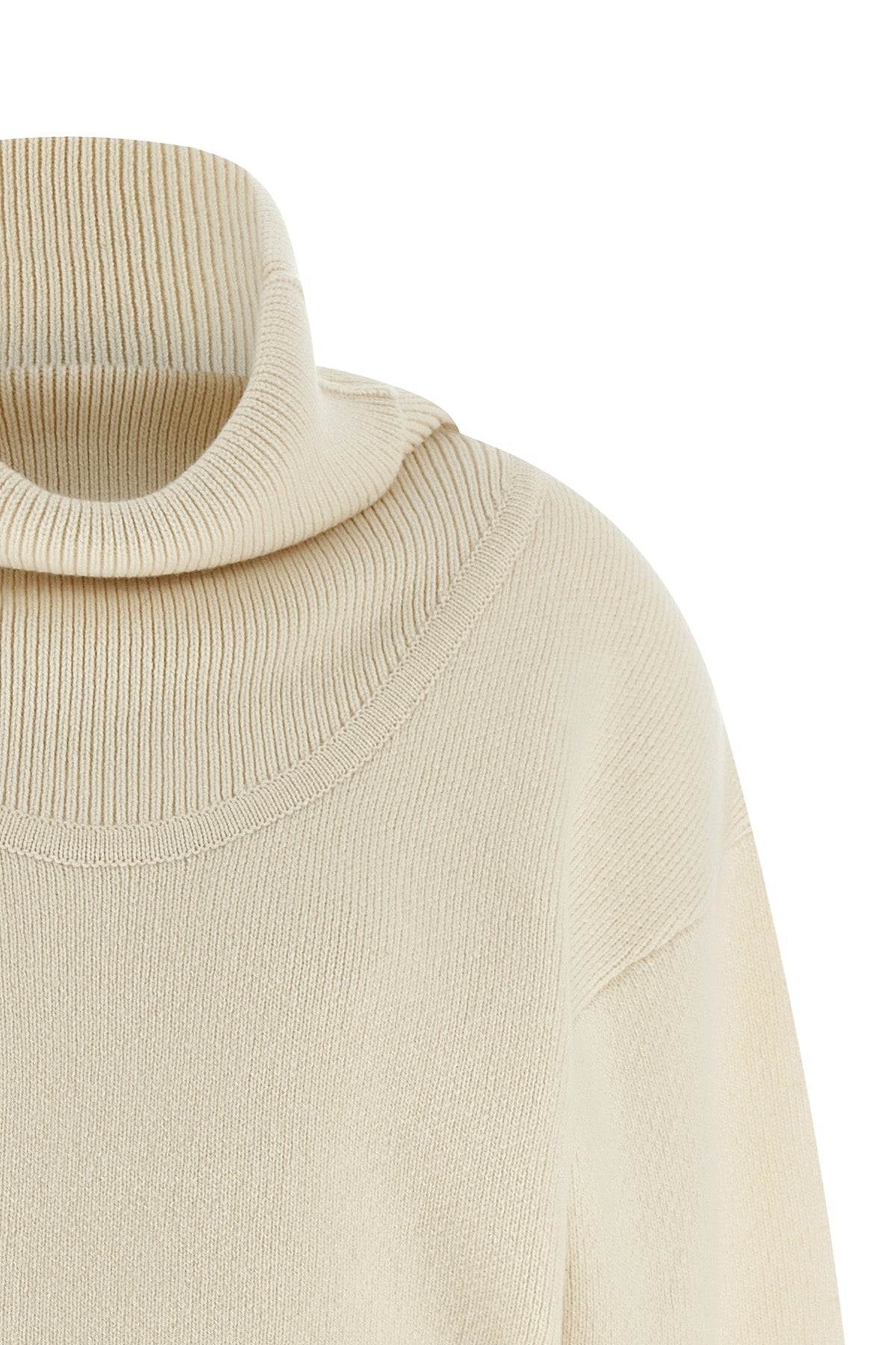 la maille pallone virgin wool and heavy cashmere sweater