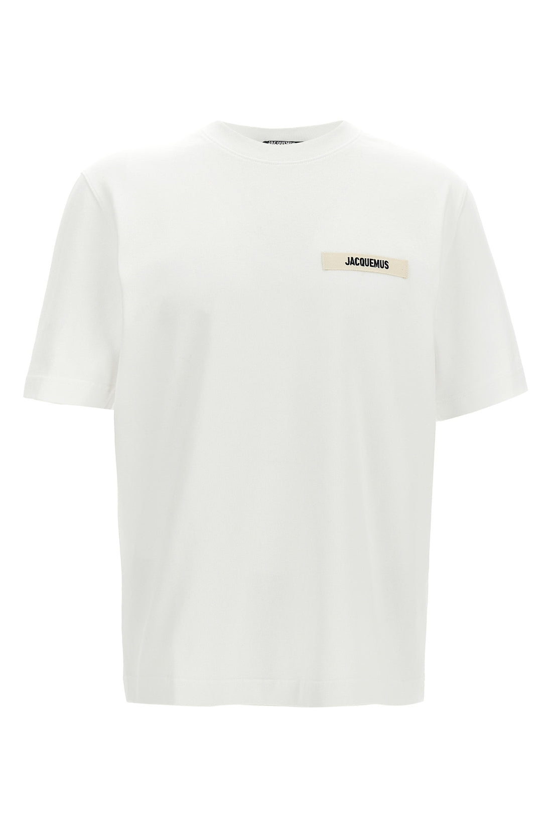JACQUEMUS L gros grain cotton crew neck t-shirt