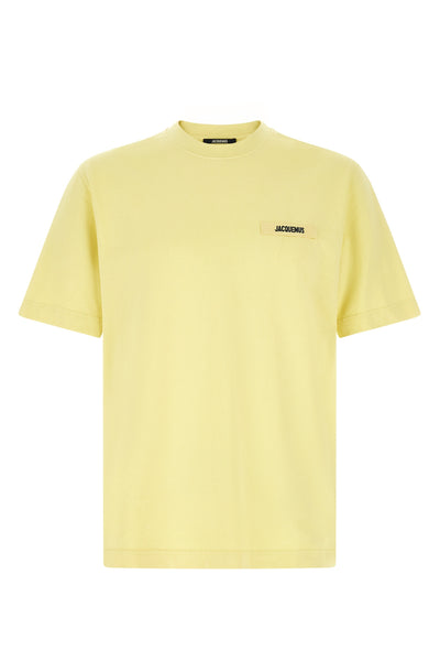 the jacquemus le t-shirt gros-grain t-shirt