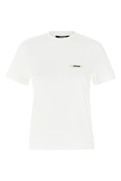 le t-shirt gros-grain cotton jersey t-shirt