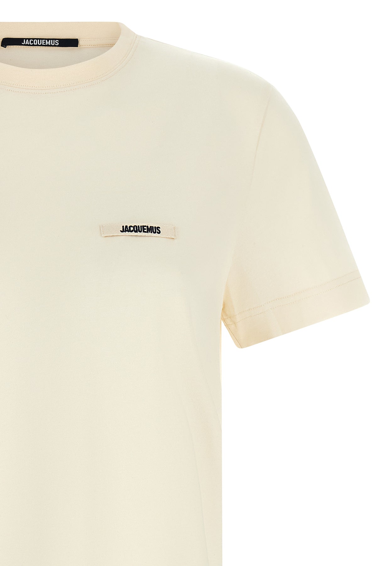 the jacquemus le t-shirt gros grain t-shirt redefines the essential garment of