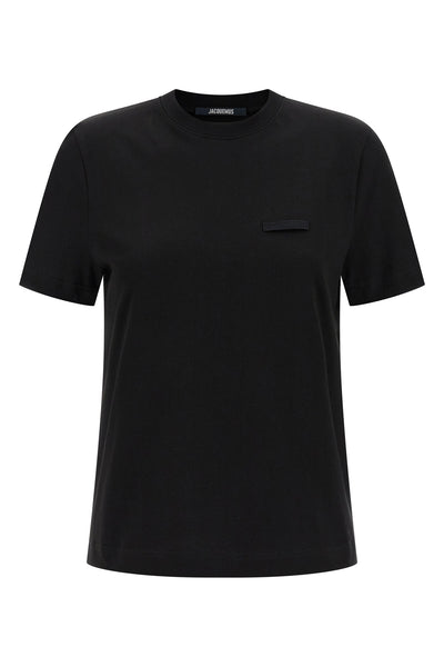 le t-shirt gros-grain cotton jersey t-shirt