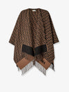 Wool and Cashmere FF Poncho