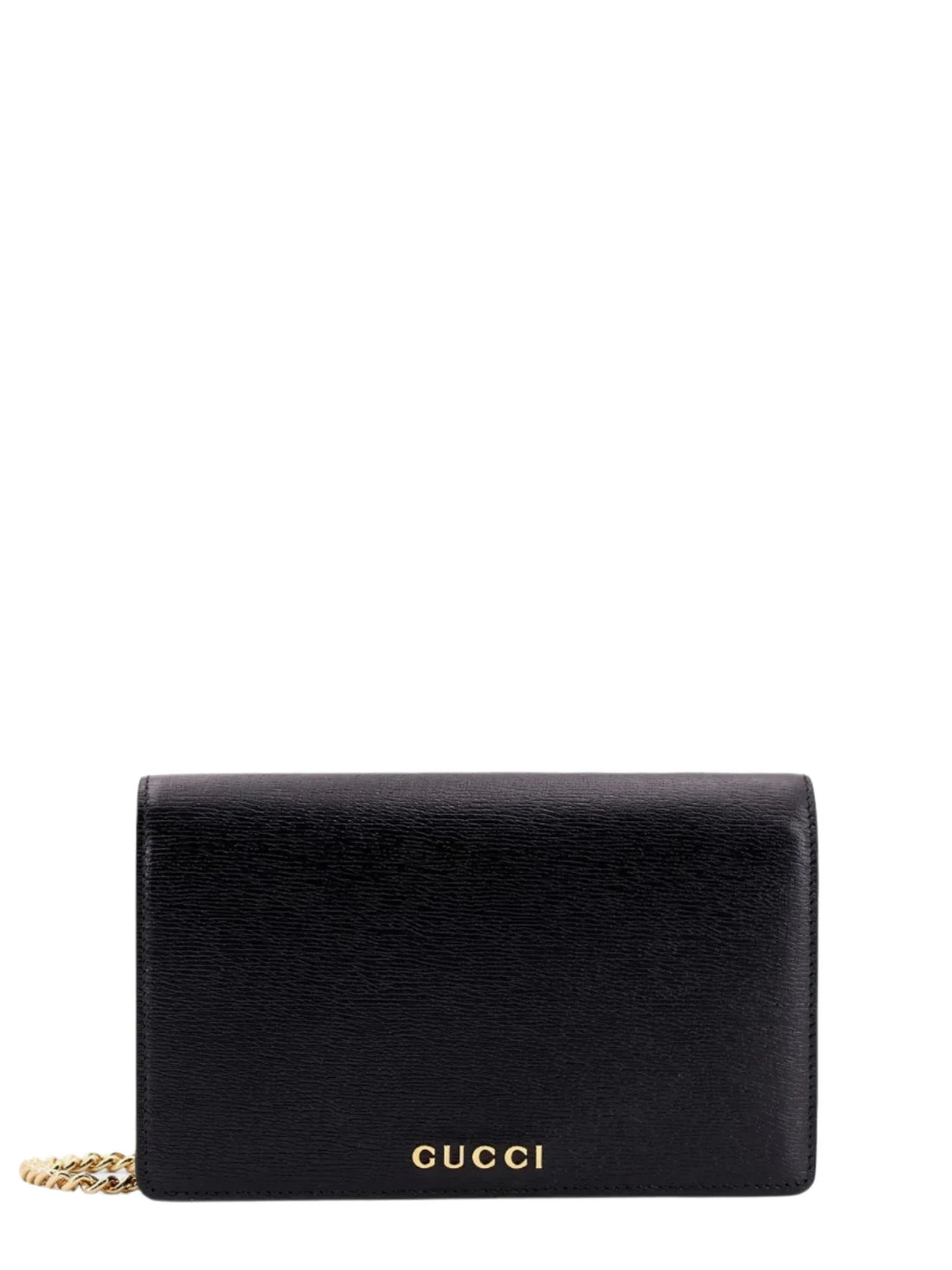 GUCCI GG Marmont Leather Chain Wallet