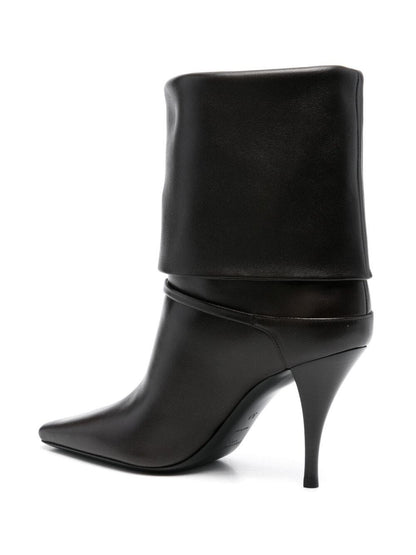 smooth leather niki booties