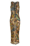 re-edition - the yellow butterfly all-over the yellow butterfly print stretc