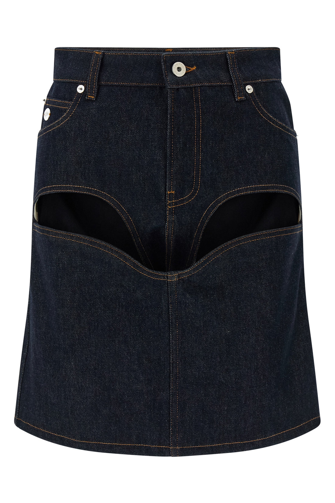 JEAN PAUL GAULTIER 26 denim mini skirt