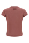 the needles embroidered faded effect cotton t-shirt