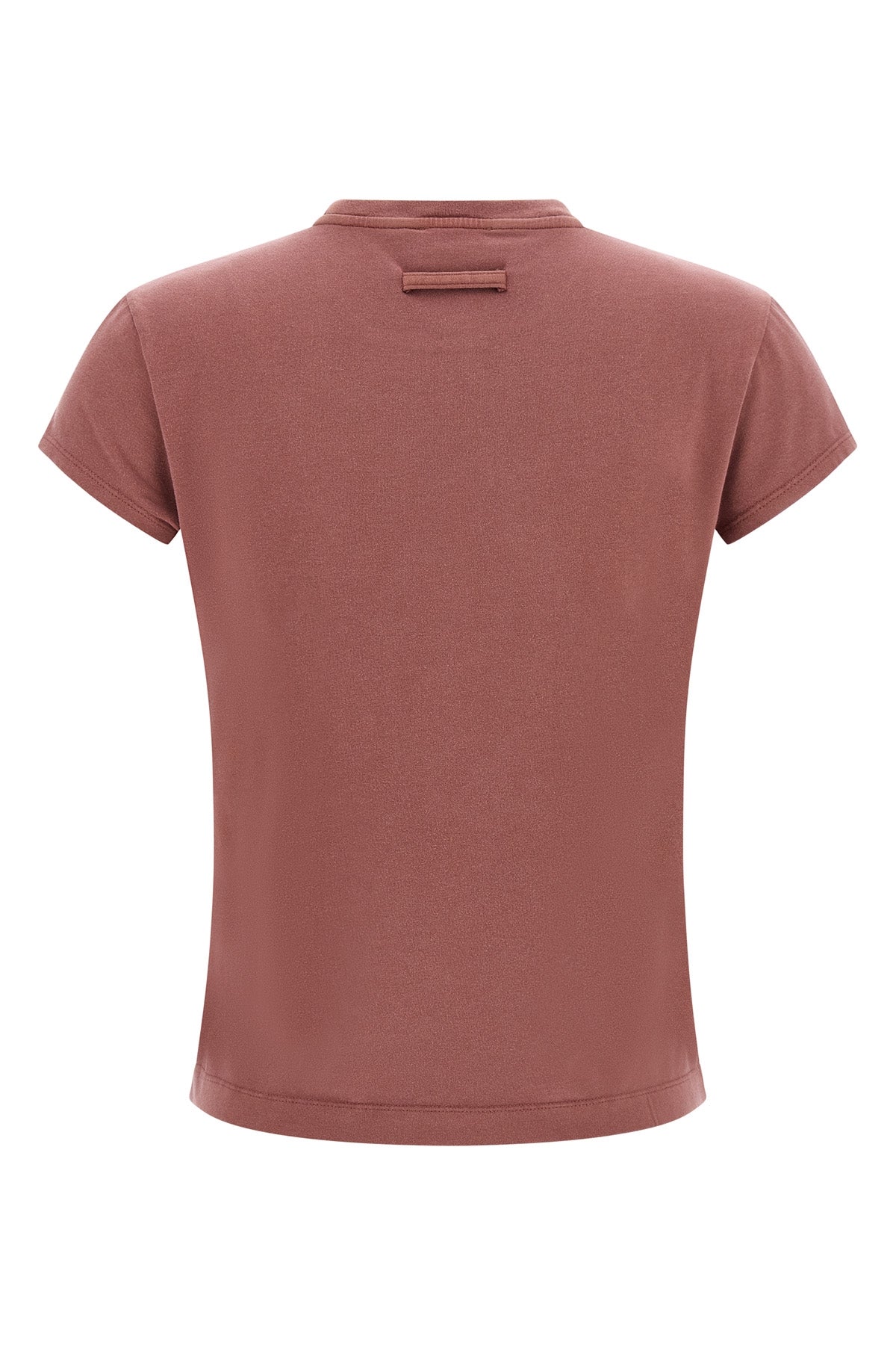 the needles embroidered faded effect cotton t-shirt