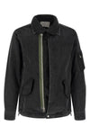 garment-dyed cotton denim jacket