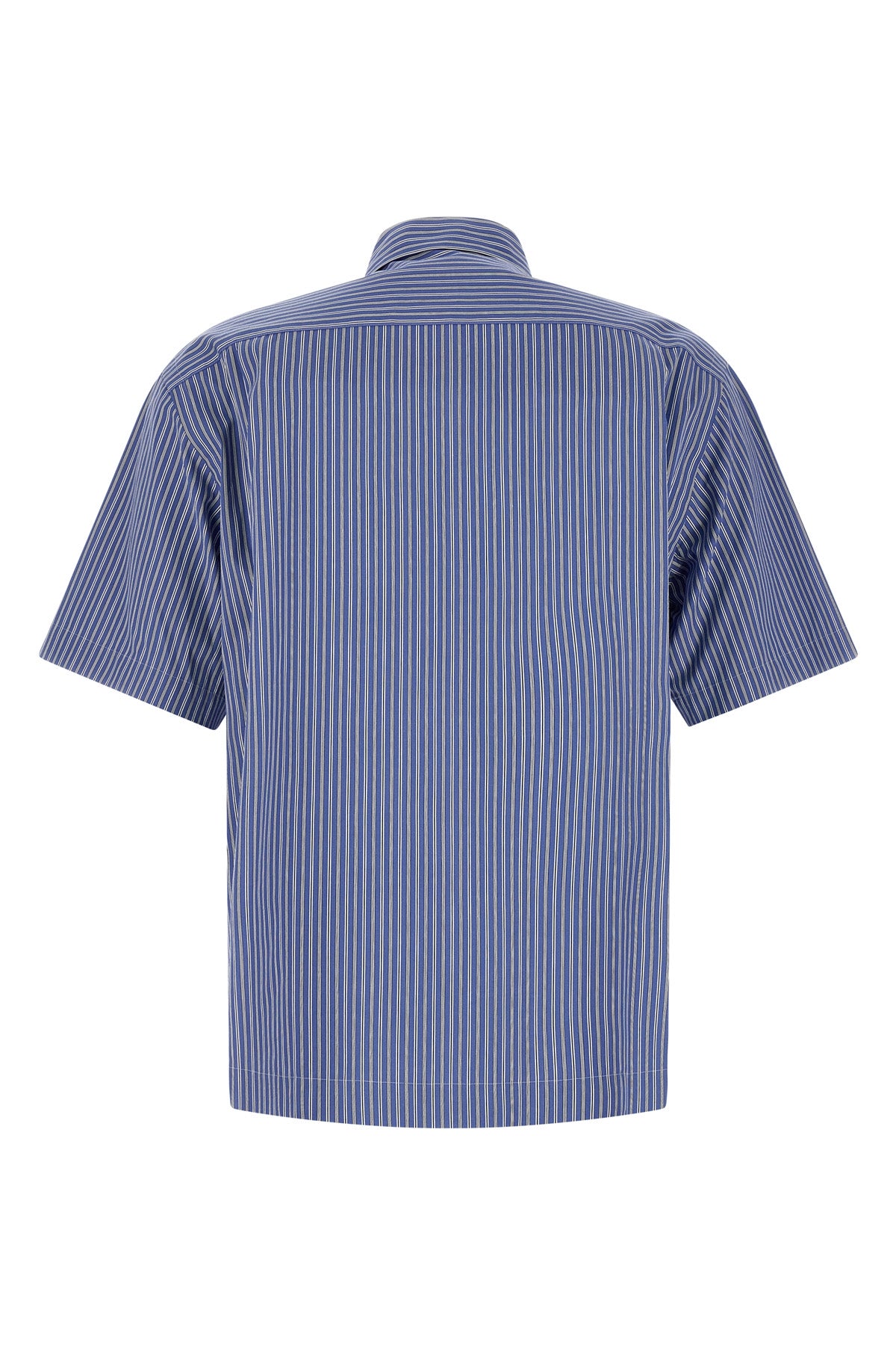 striped cotton poplin shirt