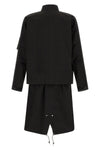 the sacai nylon twill x rip stop coat