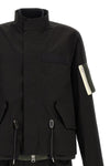the sacai nylon twill x rip stop coat