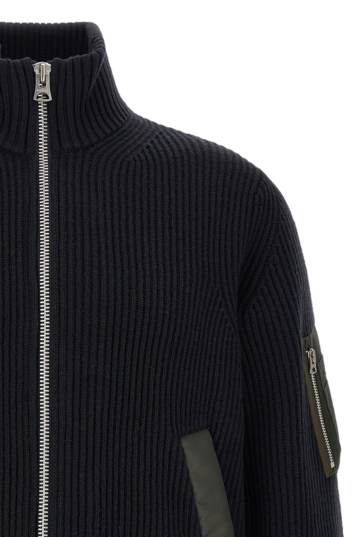 the sacai pure wool blouson