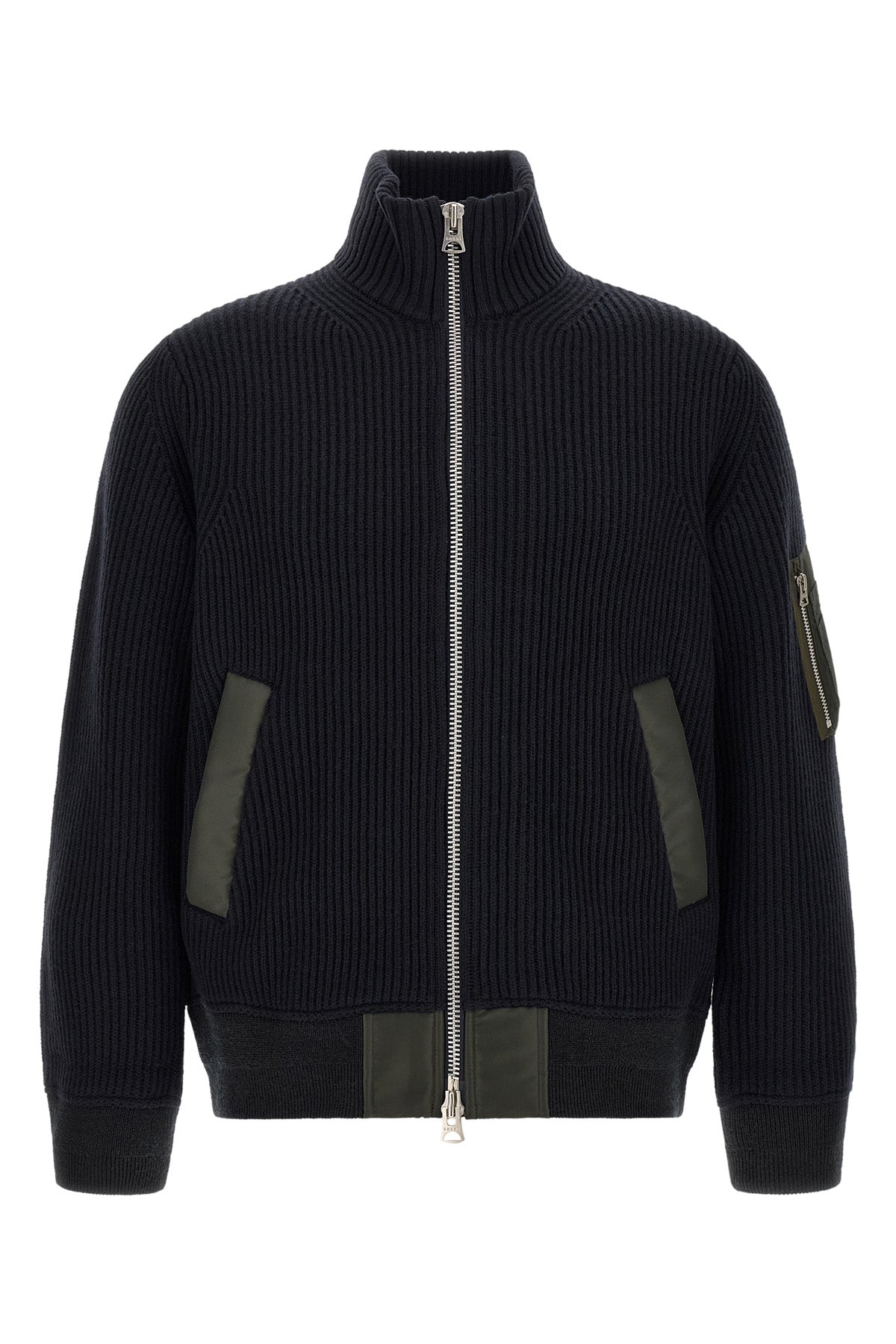 the sacai pure wool blouson