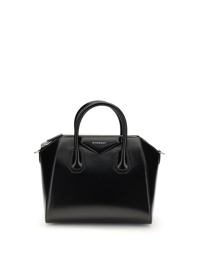 antigona small leather box handbag