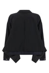 blazer in wool blend