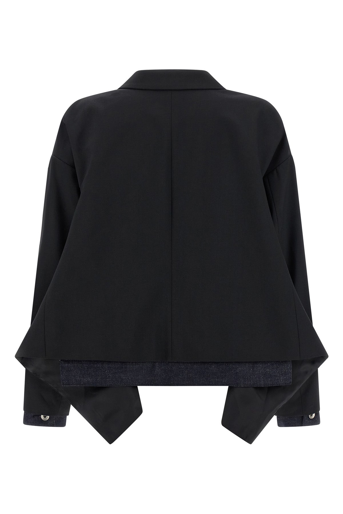 blazer in wool blend