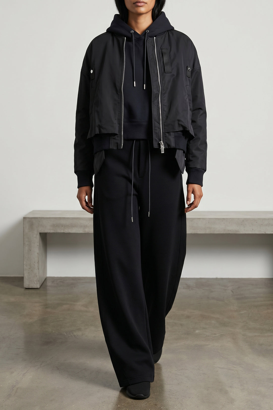 SACAI 1 nylon twill blouson