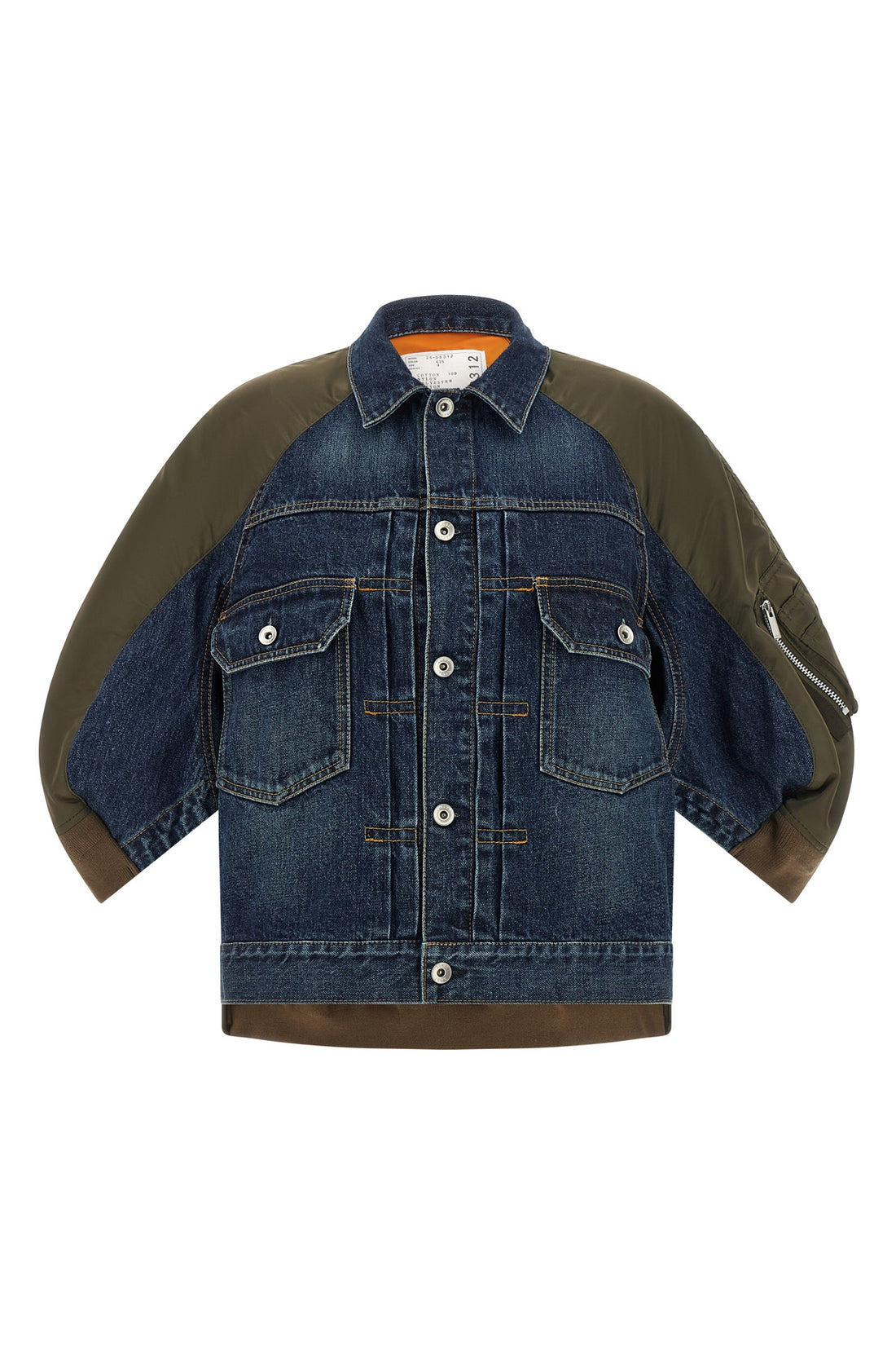 SACAI 1 hybrid bomber jacket