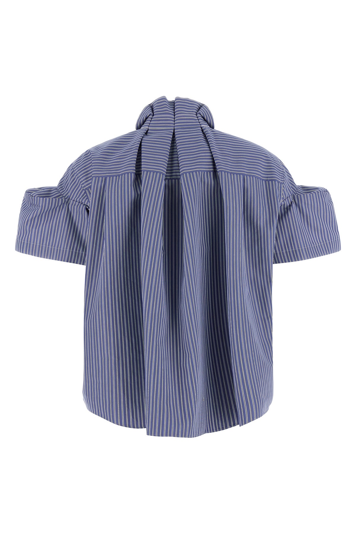 striped cotton poplin shirt